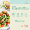 Asesoría Nutricional pacientes con cirugía bariátrica + balanza corporal + delivery